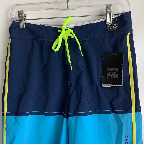NWT BILLABONG Platinum PX2 Blue Swim Board Short 28/16 - Picture 3 of 9